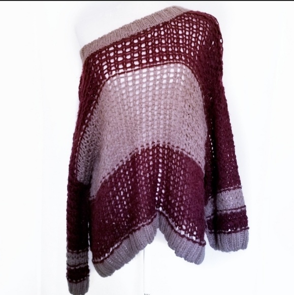 Free People Sweaters - Free People loose knit sweater M oversized wool